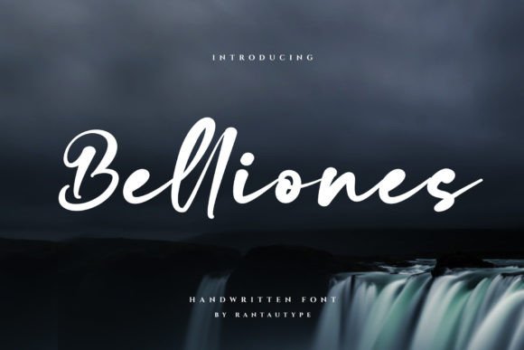 Belliones: A Handwritten Font for Creative Web Design