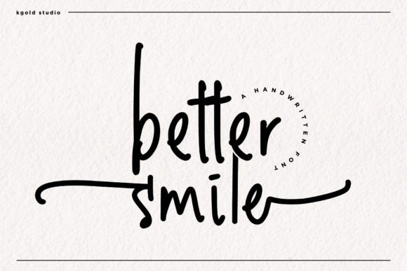Better Smile: A Handwritten Font for Warm Editorial Design