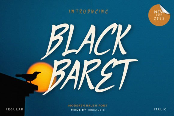 Black Baret: A Modern Handwritten Font for Small Business Branding