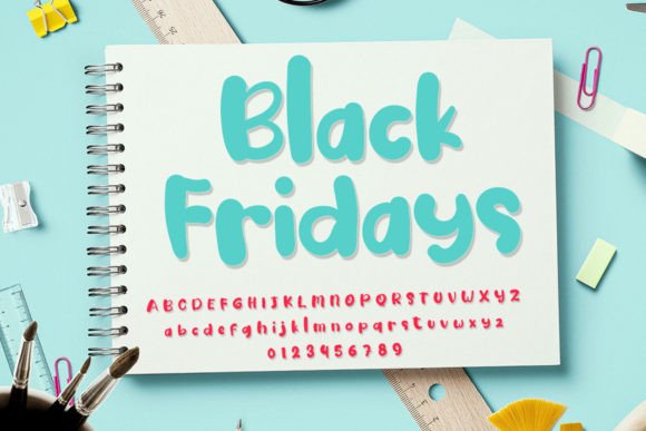 Black Fridays: A Handwritten Display Font for Bold Campaigns