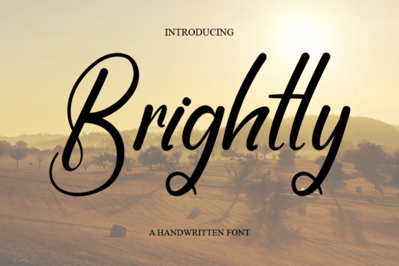 Brightly: A Handwritten Font for Modern Editorial Design
