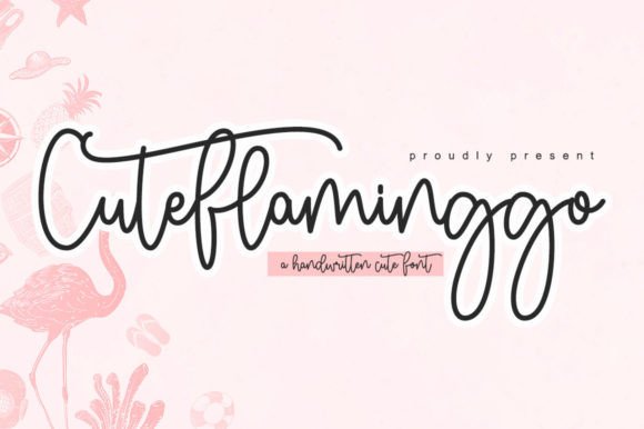 Cuteflaminggo: A Delicate Script Font