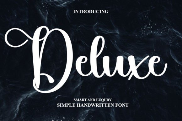 Deluxe Font: Elevate Your Brand with Timeless Script Typography