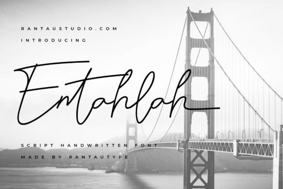 Entahlah: A Script Font for Real-World Design