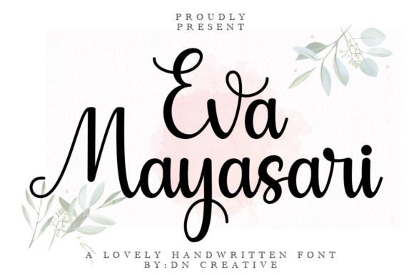 Eva Mayasari: A Timeless Script Font for Web & Brand