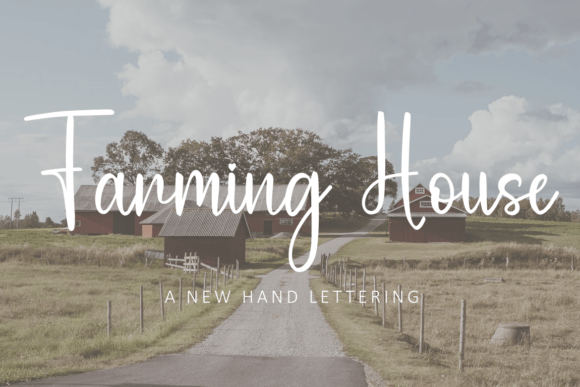 Farming House Font: Trendy Typography for Marketers