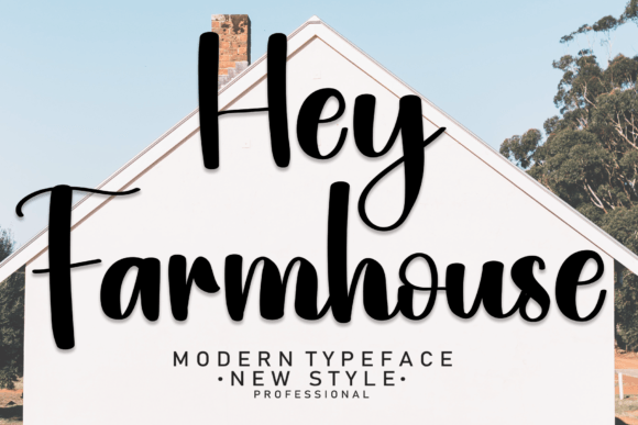 Hey Farmhouse: A Modern Handwritten Font for Branding