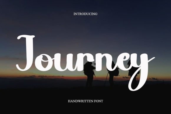 Journey: A Handwritten Typeface for Editorial Stories