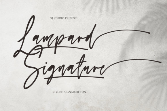 Lampard Signature: A Script Font for Modern Web Design