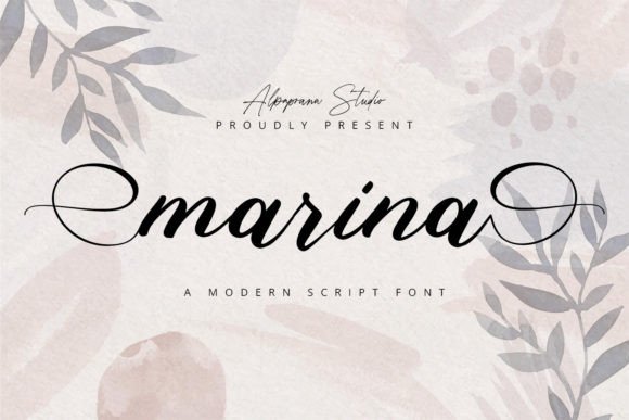 Marina: A Handwritten Font for Creative Makers