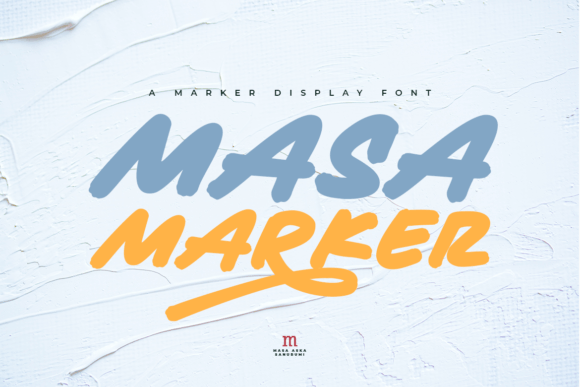 Masa Marker: The Handwritten Font for Authentic Brands