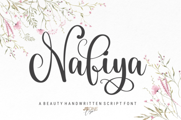Nafiya: A Romantic Script Font for Elegant Branding