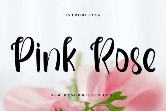 Pink Rose: A Handwritten Font for Makers and Sellers