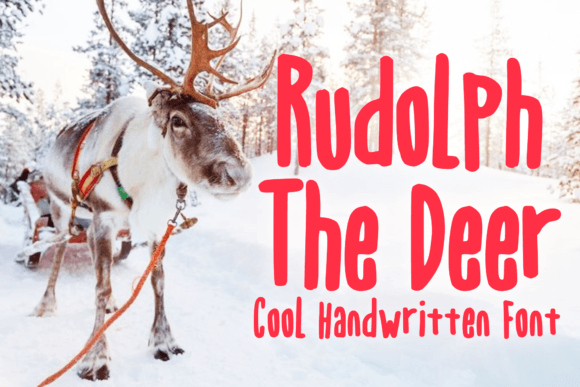 Rudolph the Deer Font: A Handwritten Upgrade for Small Brands