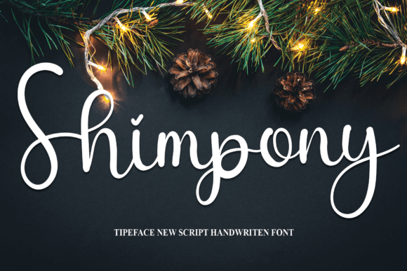 Shimpony: The Handwritten Font for Crafters