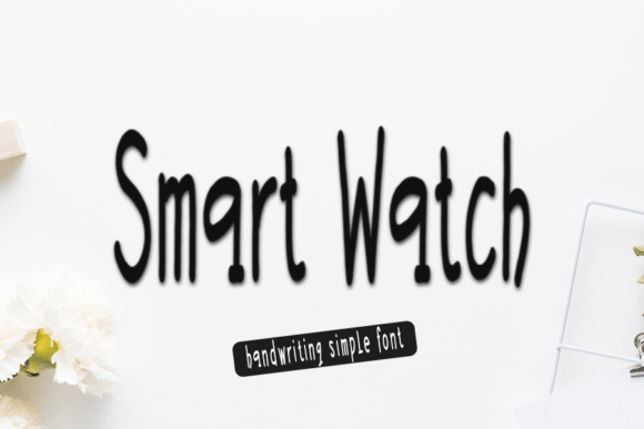 Smart Watch Font: A Playful Script for Editorial Design
