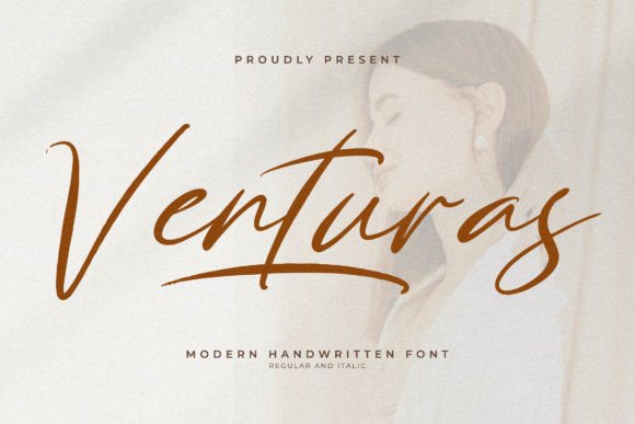 Venturas: A Modern Handwritten Typeface for Editorial Design