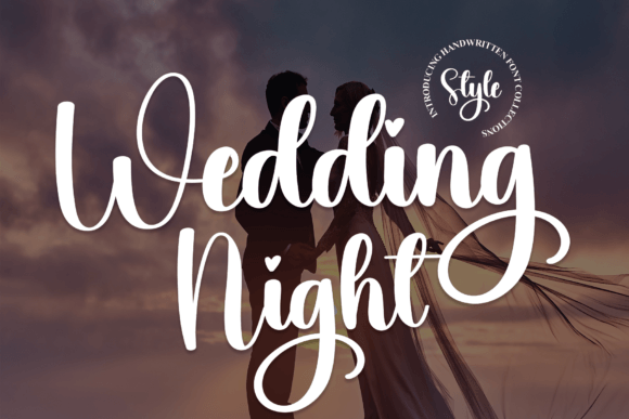 Wedding Night Font for Web Design