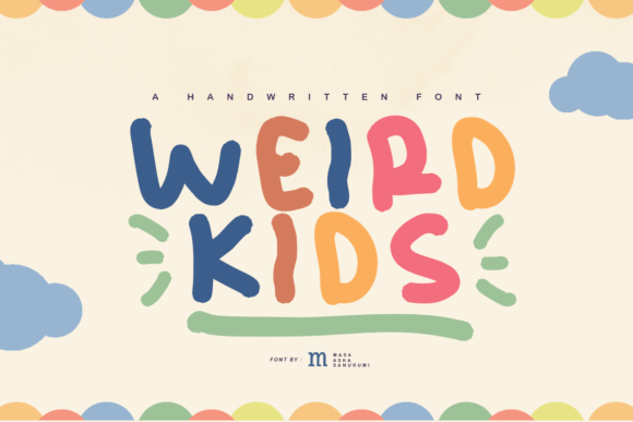 Weird Kids Font: Playful Script for Web Design