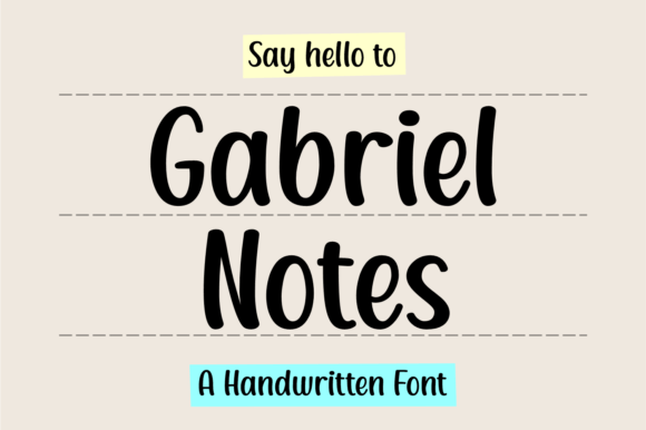 Why Gabriel Notes is the Perfect Handwritten Font for Editors