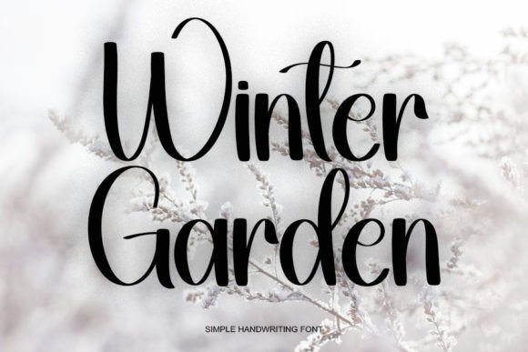 Wintergarden: A Script Font for Real Projects
