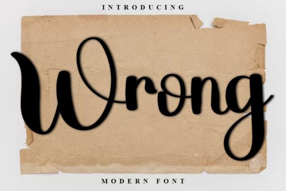 Wrong Font: A Handwritten Touch for Your Brand